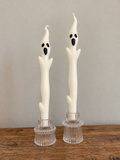 Ghost Taper Candles - Set of 2