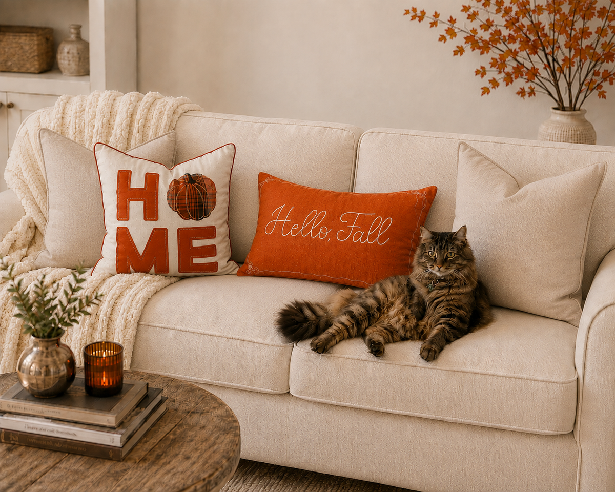 Fall Cozy 4-Throw Pillow Cover Collection
