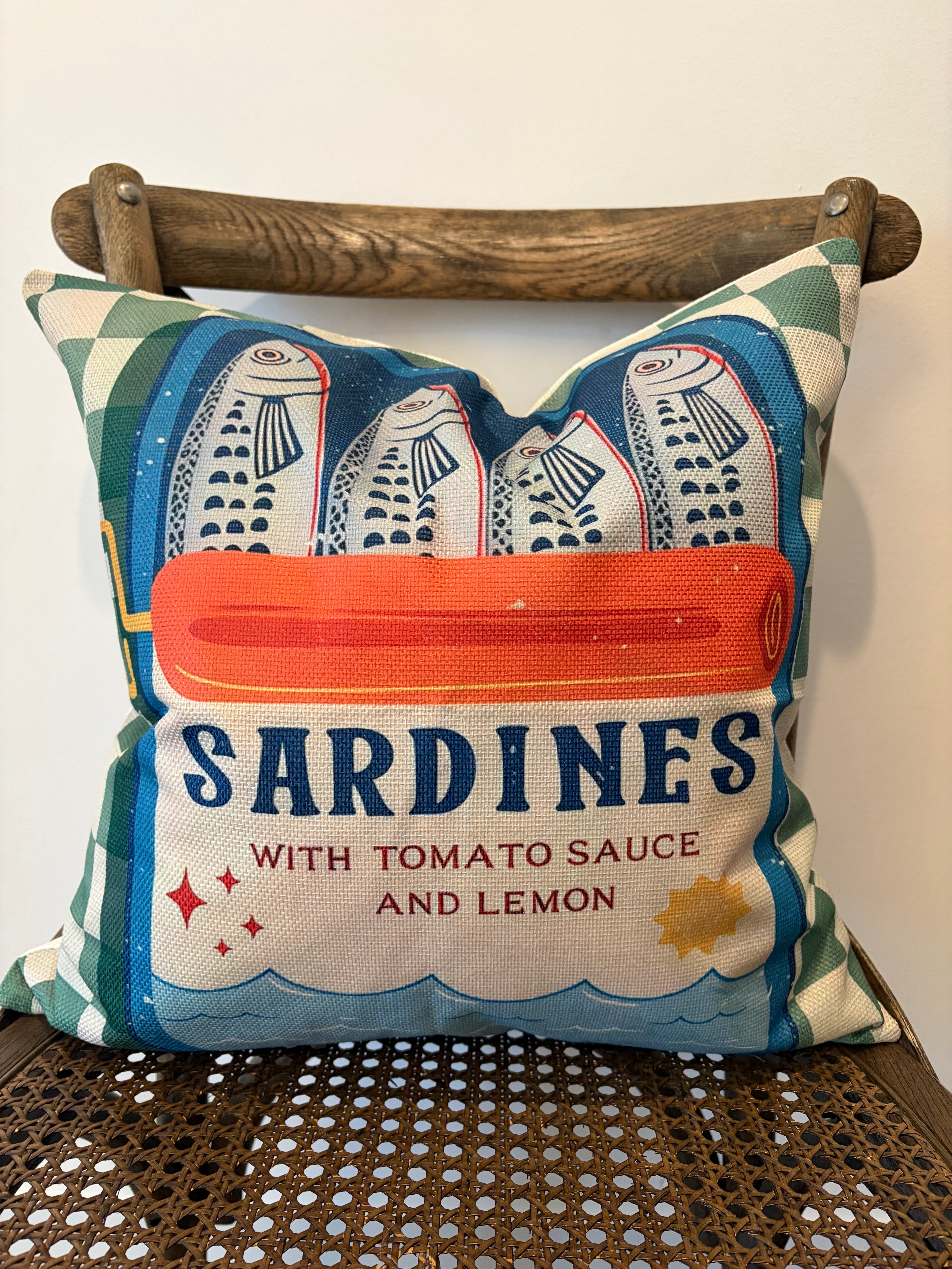 Canvas Sardines - Blue and Orange