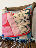 Canvas Sardines - Pink and red