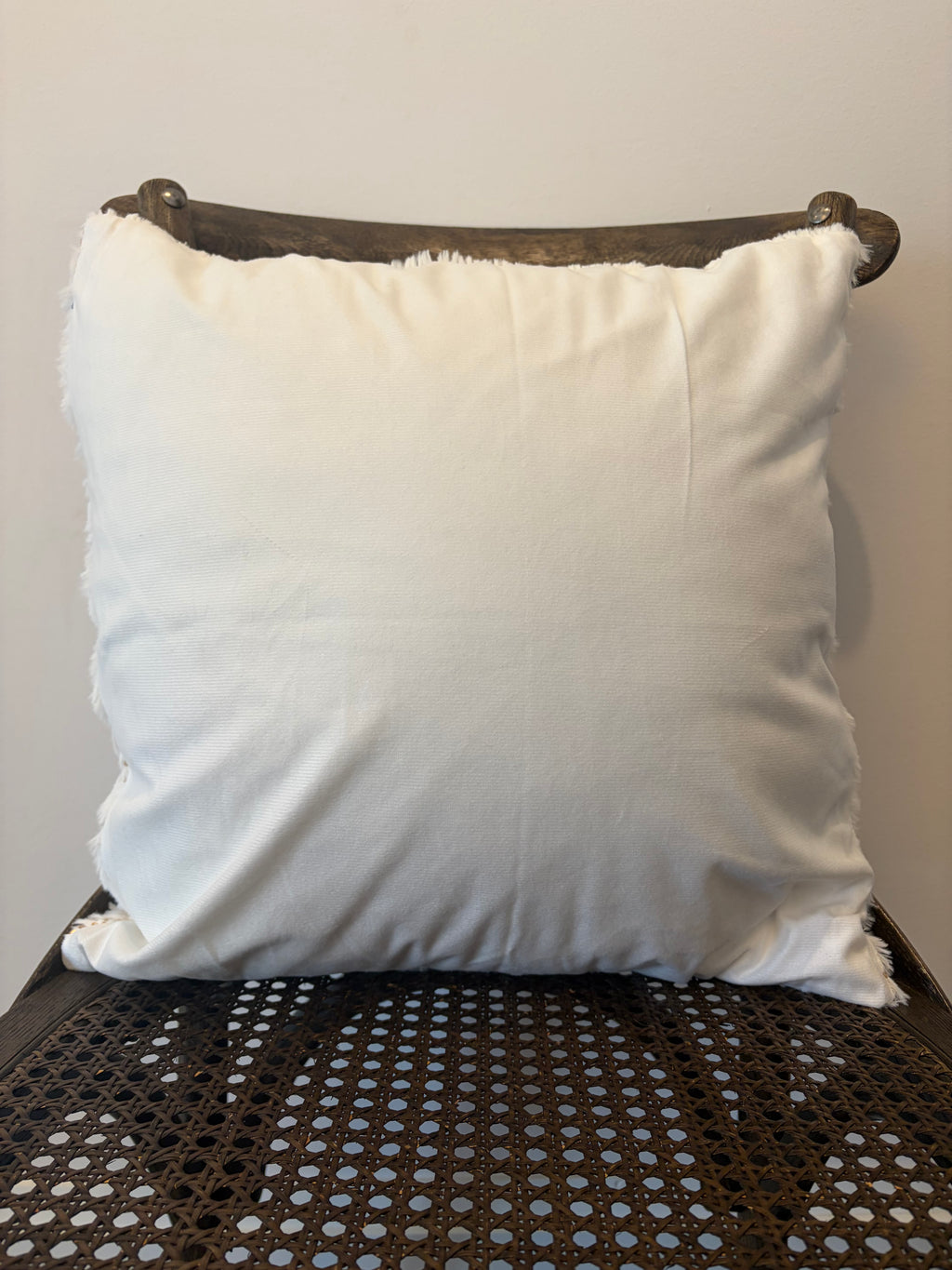 Faux Fur Sequin Spiders Throw Pillow Cover