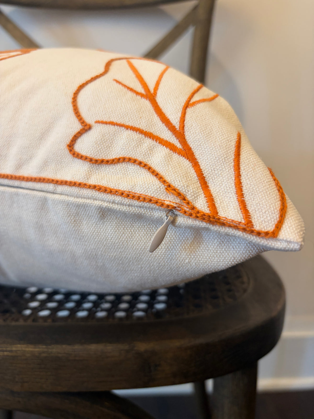 Embroidered Fall Leaves