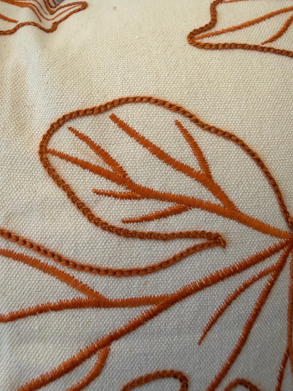 Embroidered Fall Leaves