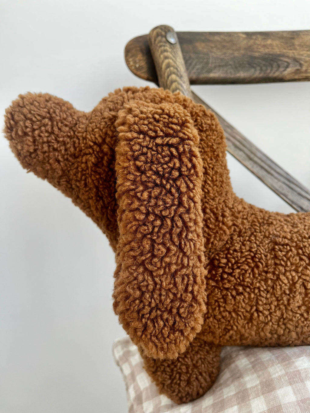 Dog Shaped Lumbar Pillow