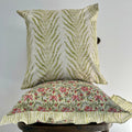 Coastal Fern Leaves Pillow