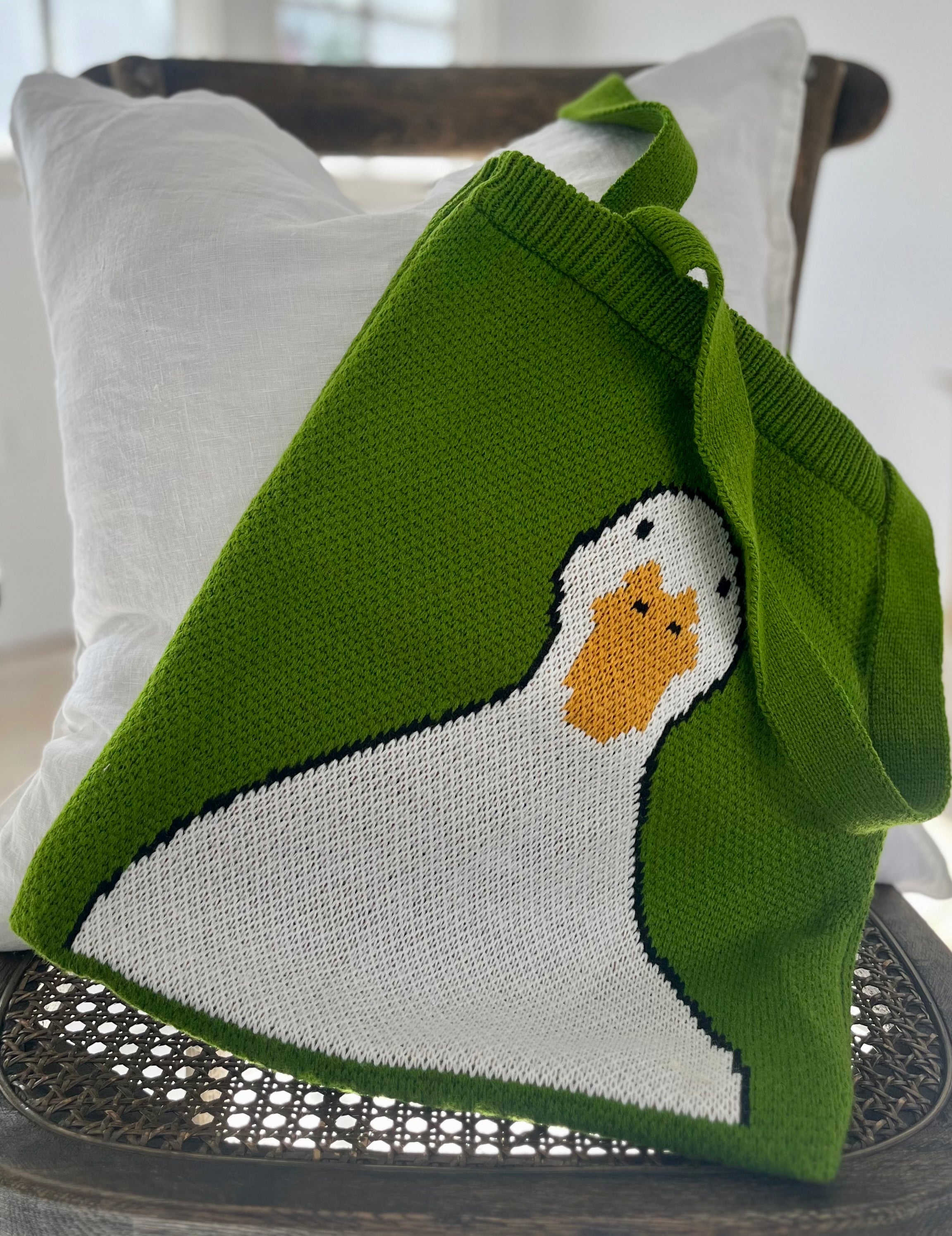 Knit Duck Tote
