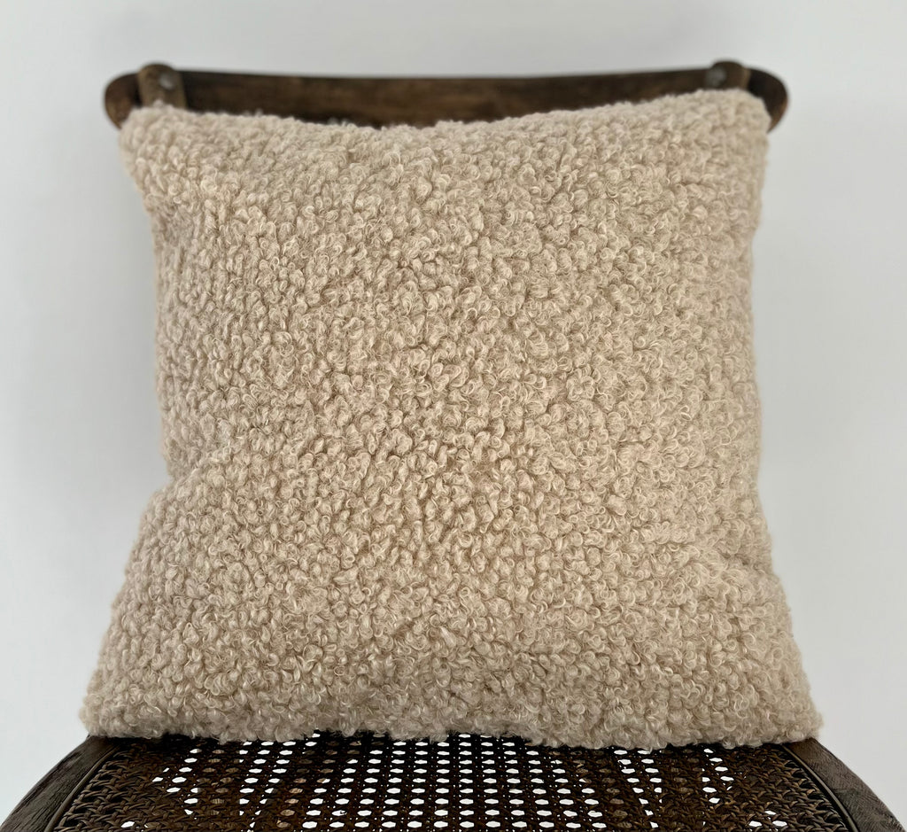 Bouclé Pillow in Hazelnut