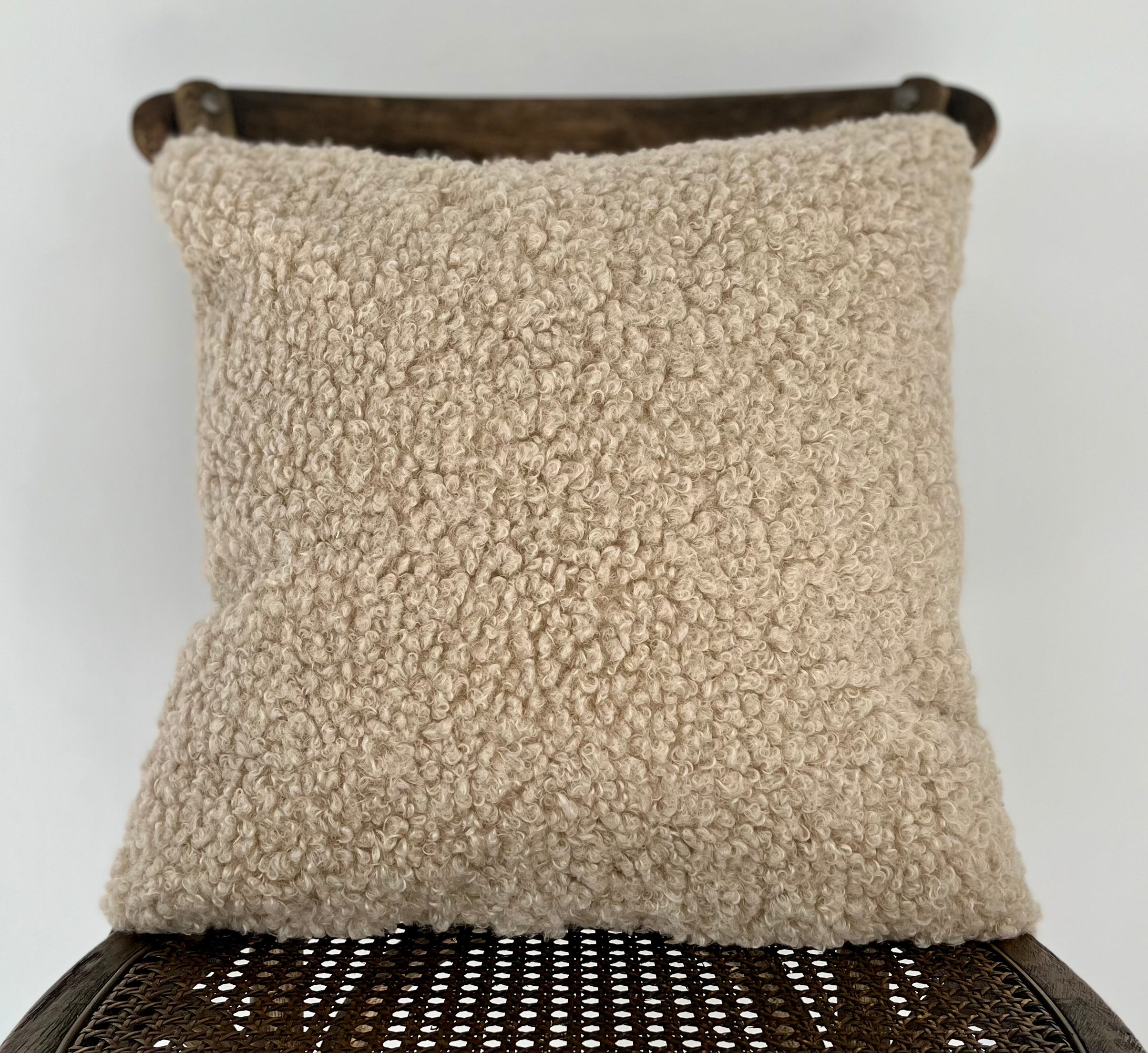 Bouclé Pillow in Hazelnut