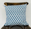 Coastal Fleur in Blue Pillow