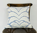 Coastal Palms in Blue Pillow