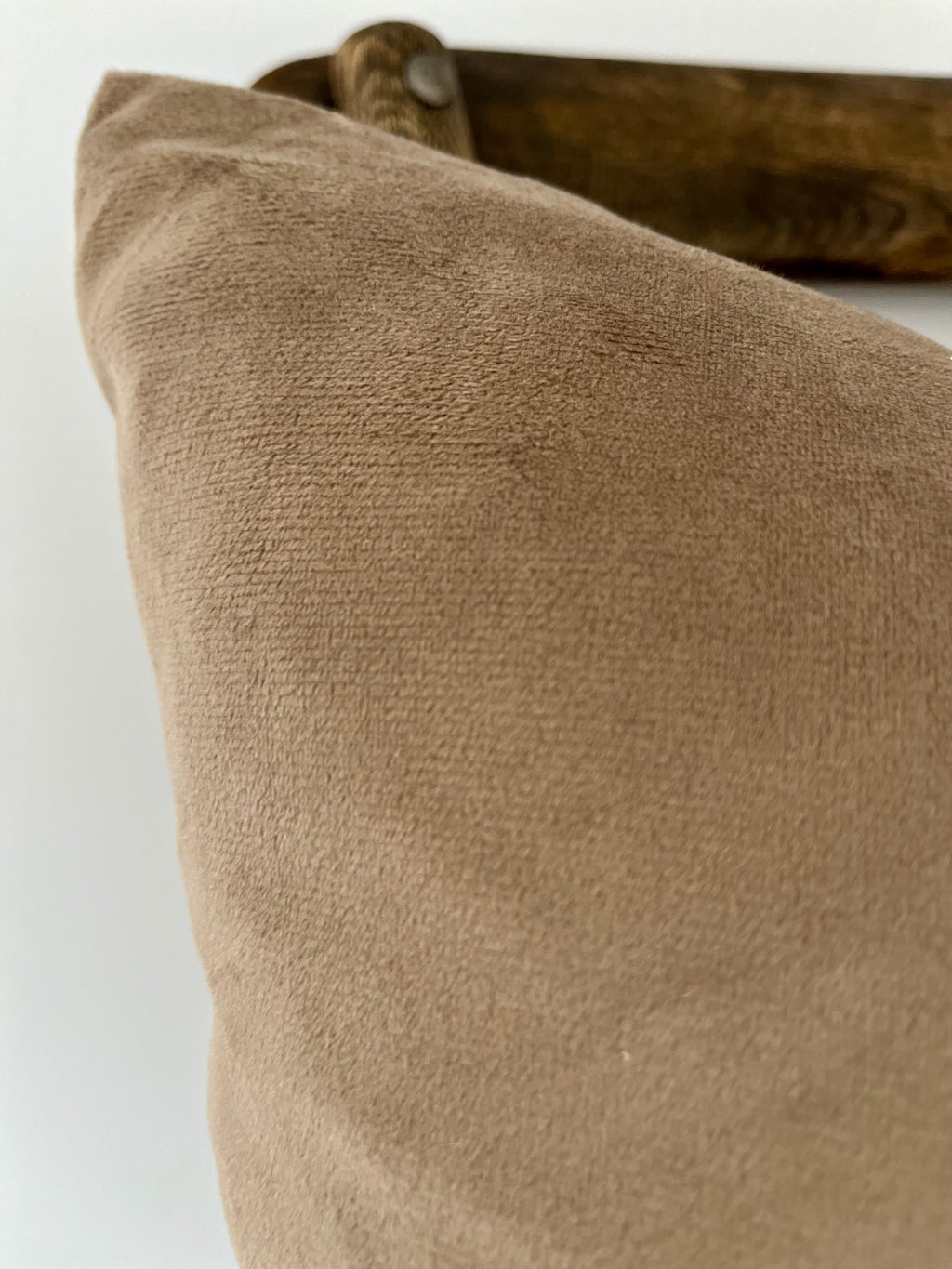 Everyday Velvet Pillow in Hazelnut