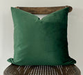 Everyday Velvet Pillow in Bijou Green