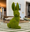 Faux Moss Bunny - Sitting
