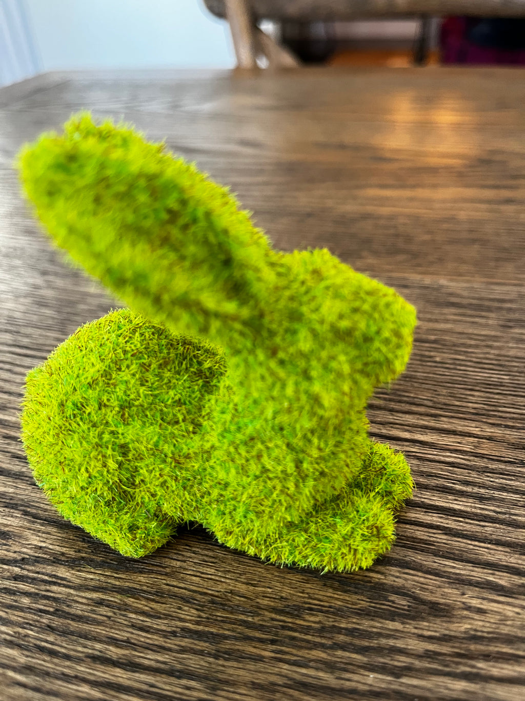 Faux Moss Bunny - Laying