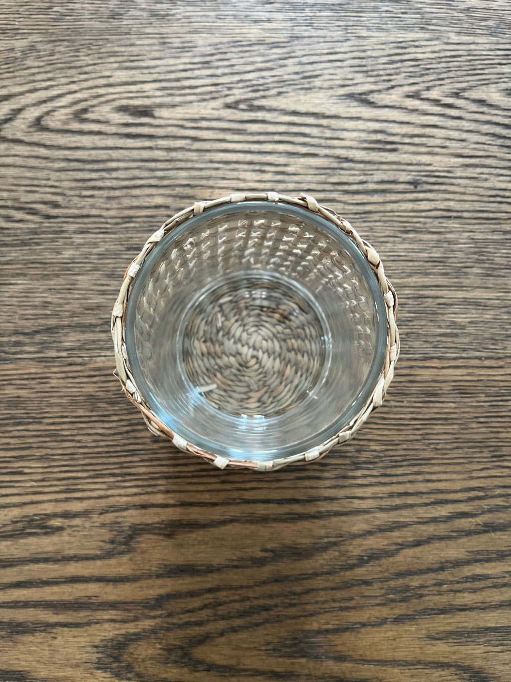 Rattan Votive Candle Holder - Petit