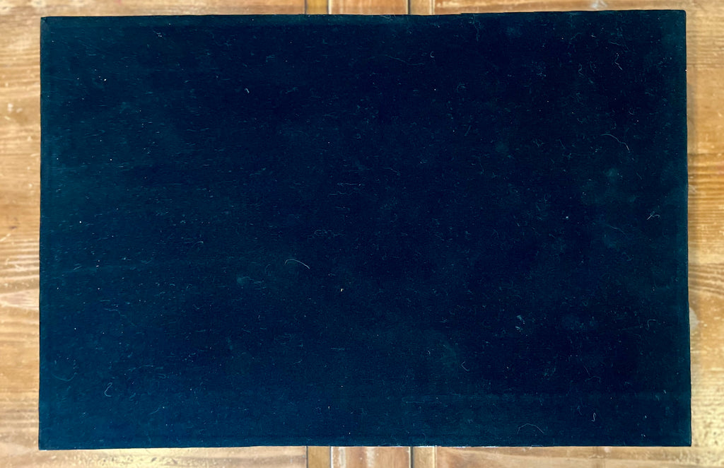 Checkered Tray with Polished Silver Handles