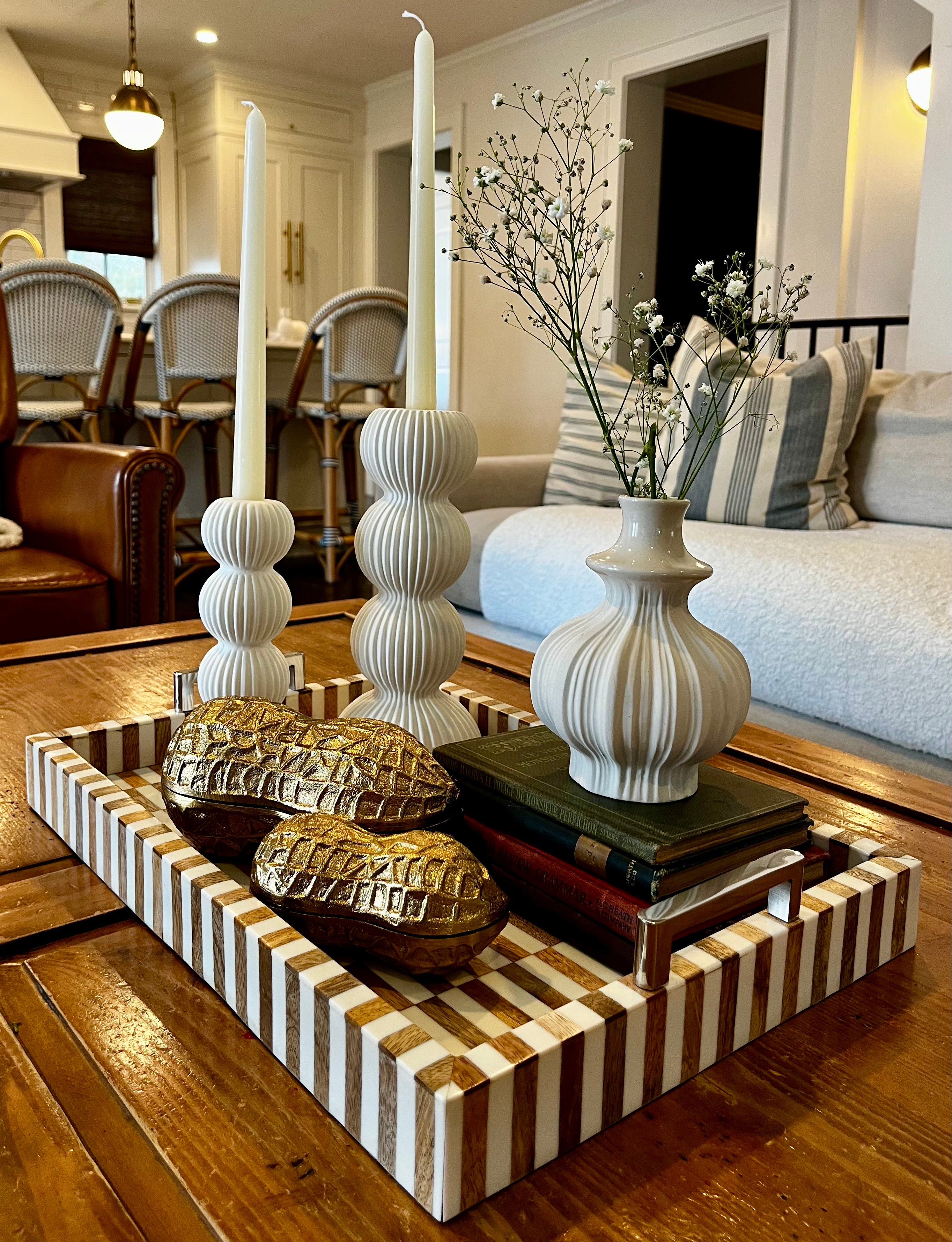 Fluted Taper Candle Holder - Large