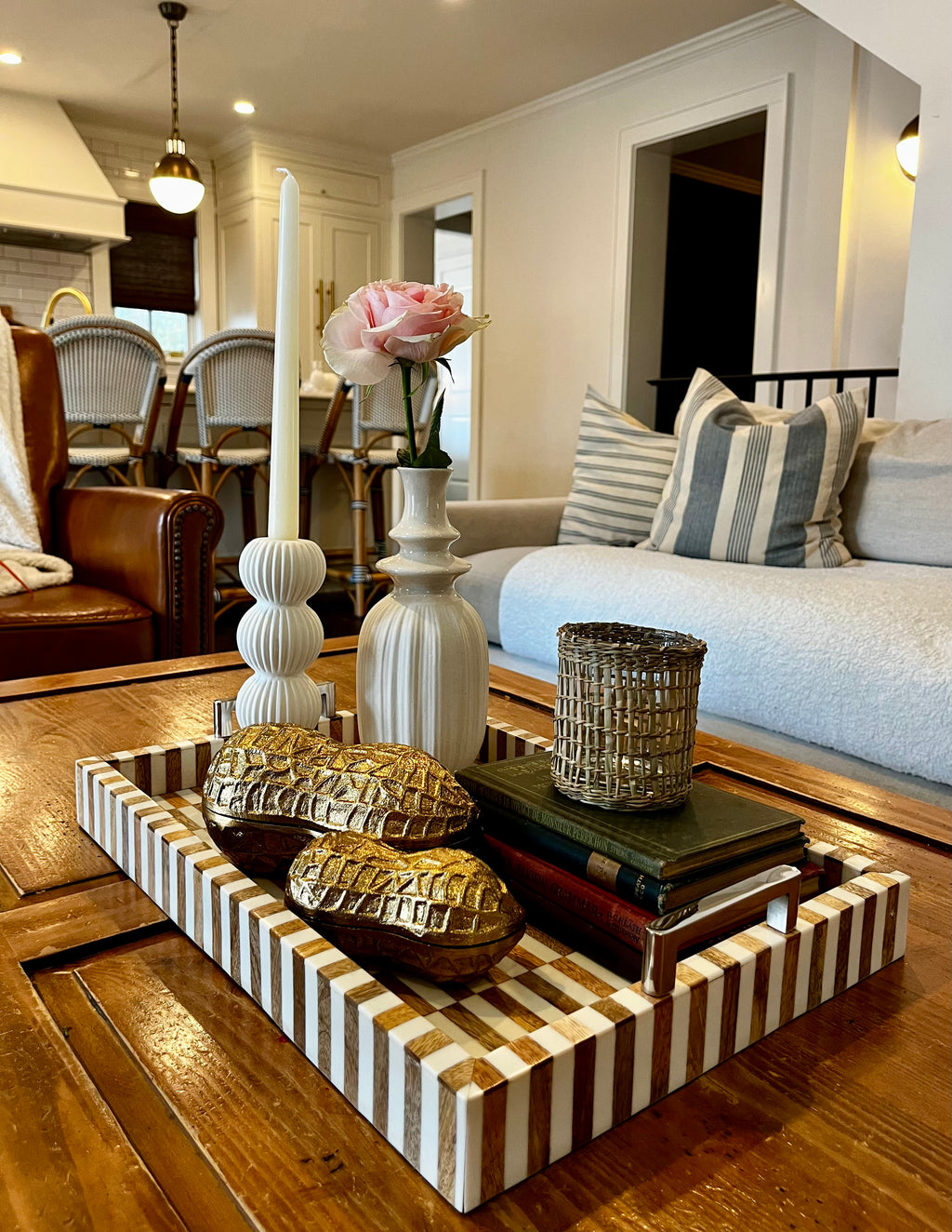 Pleated Speckled Vase - Tall