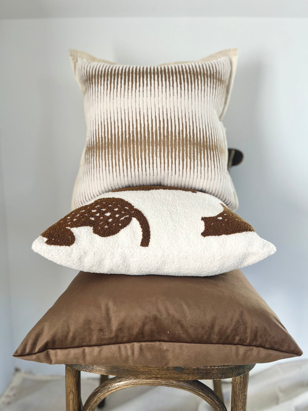 Luxe Jacquard Fine Lines Pillow