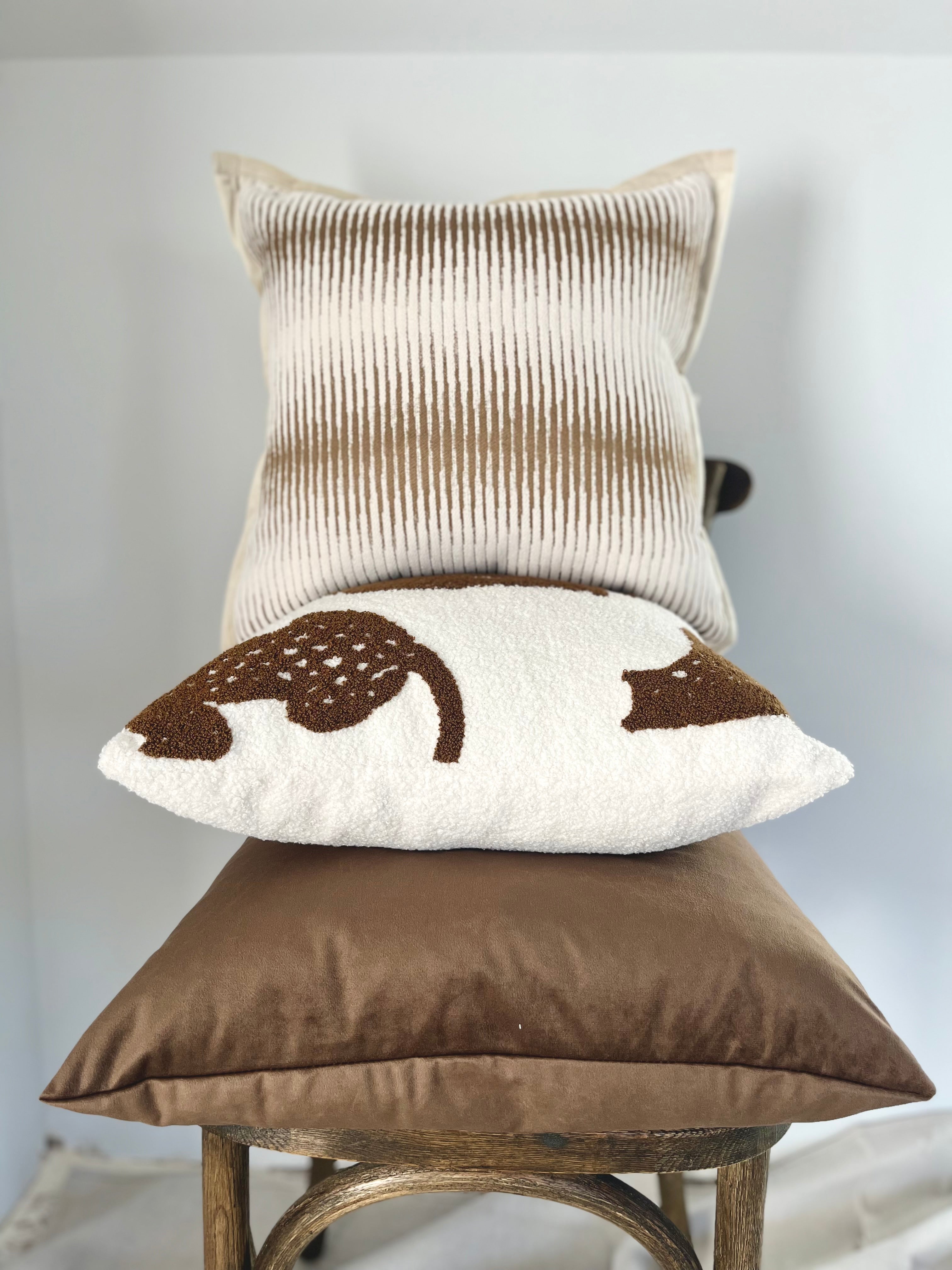 Luxe Jacquard Fine Lines Pillow