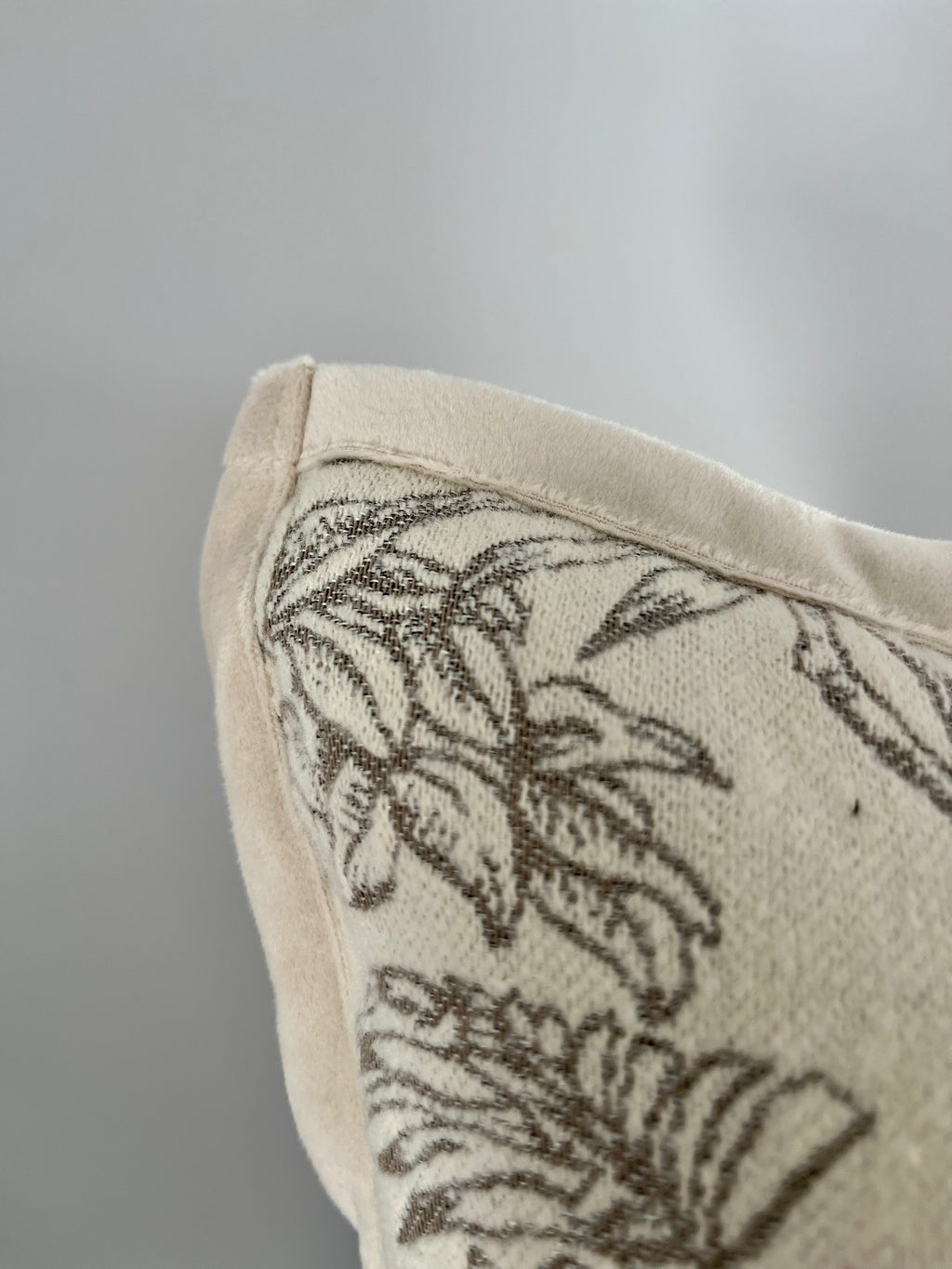 Luxe Jacquard Exotic Landscape Pillow