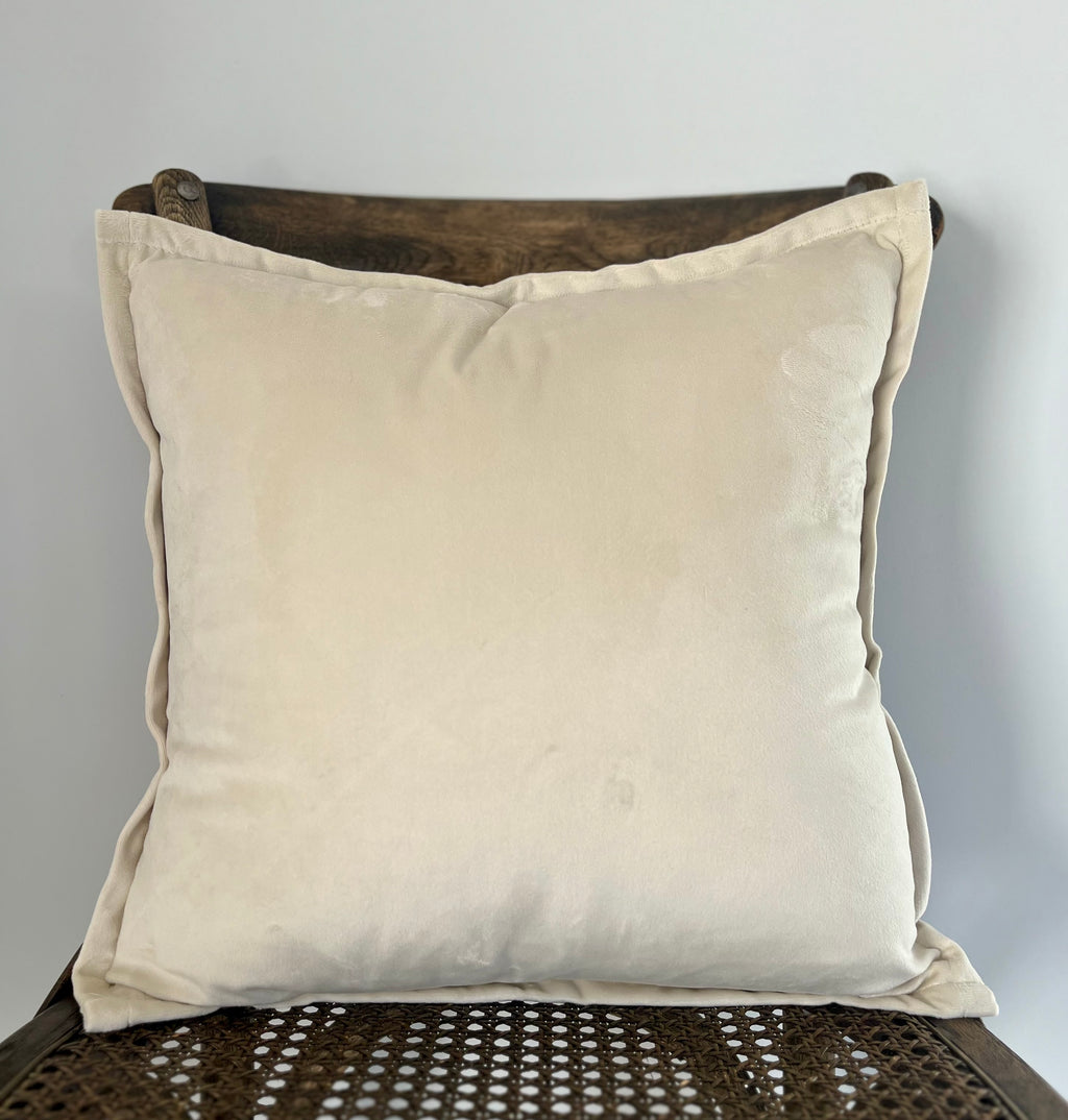 Luxe Jacquard Warm White Geo Pillow