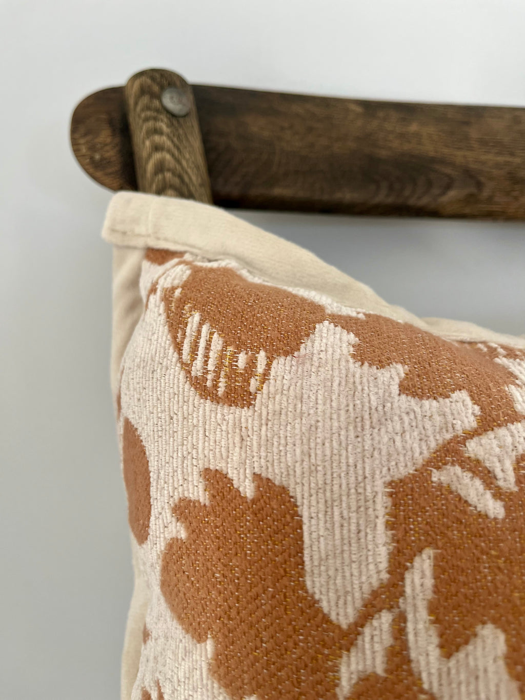 Luxe Jacquard Orange Tropics Pillow