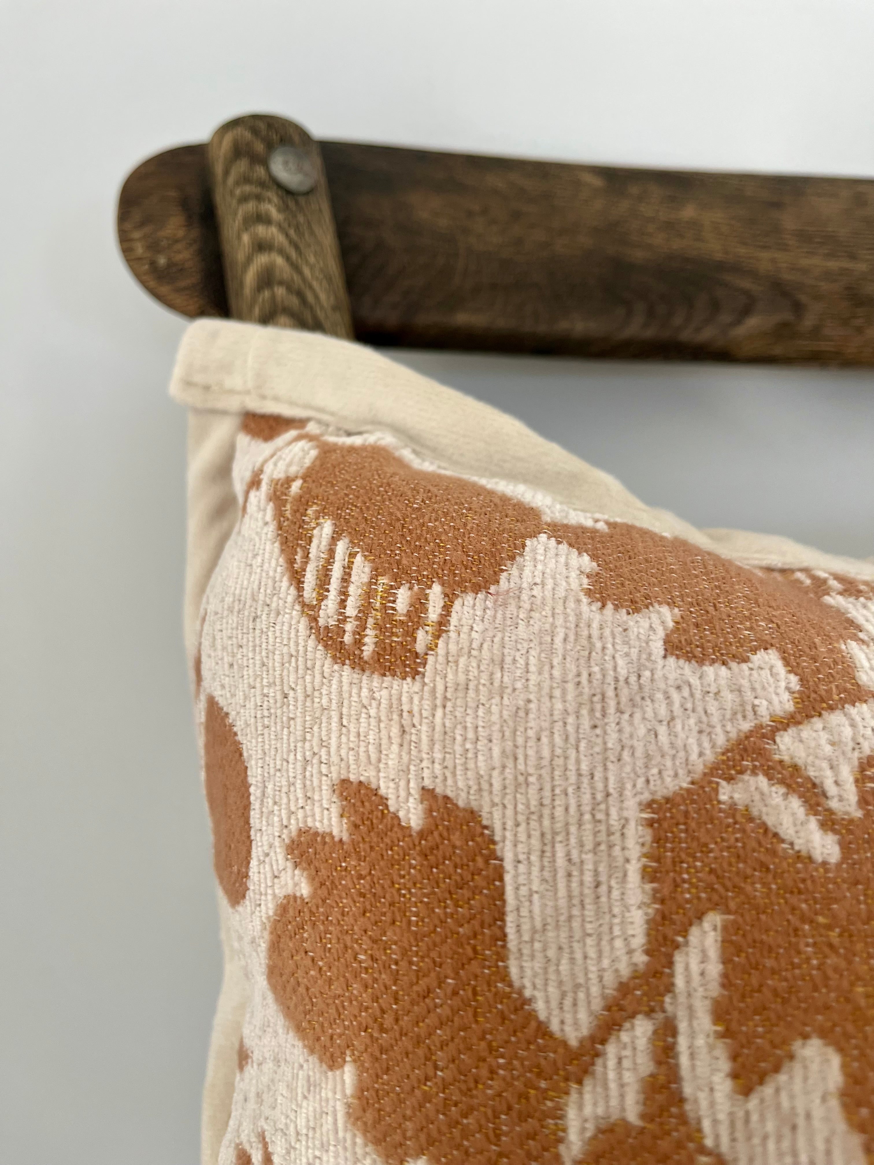 Luxe Jacquard Orange Tropics Pillow