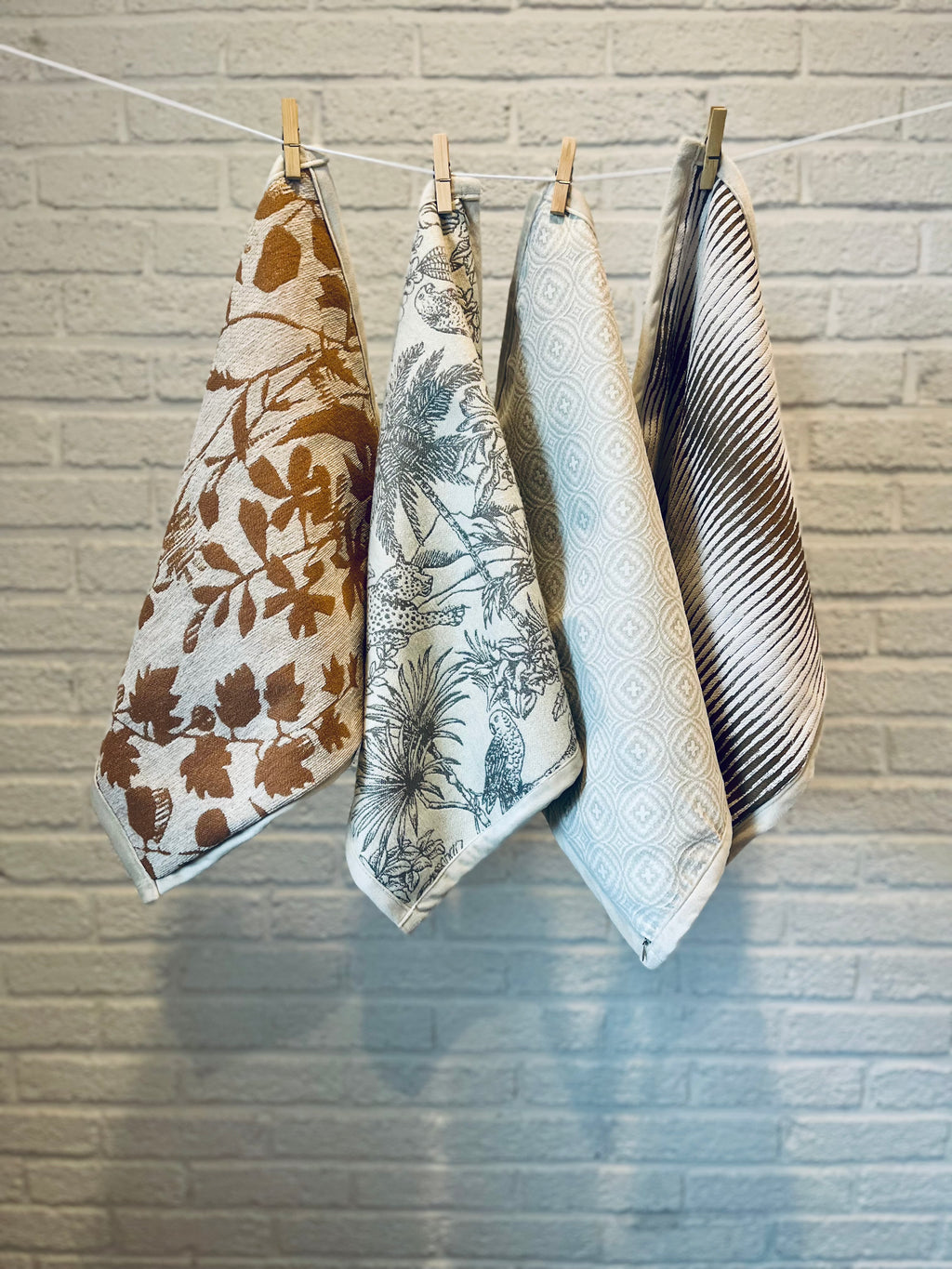 Luxe Jacquard Fine Lines Pillow