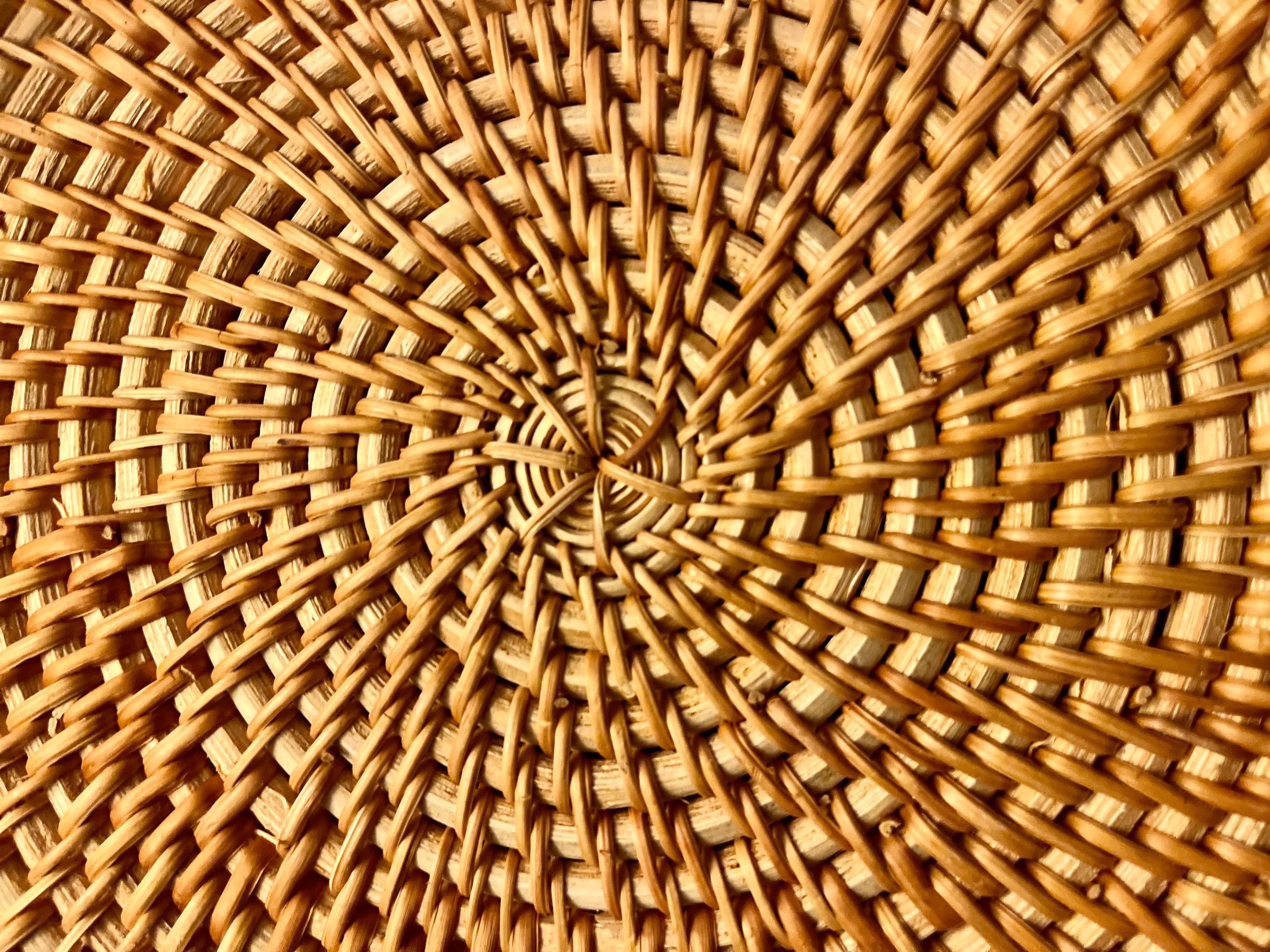 Rattan Tray with Handles - Small